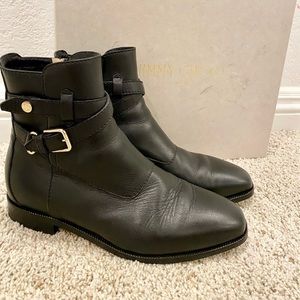 Jimmy Choo Black Ankle Boots Sz 36.5